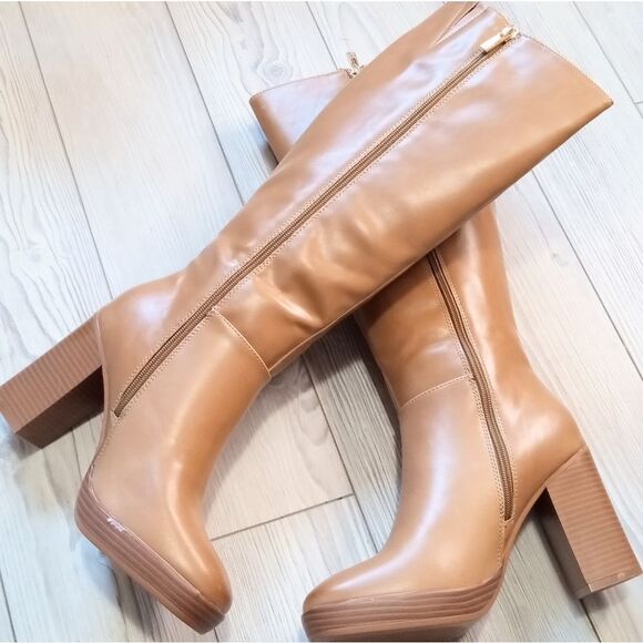 (T-4127)   Womens New York & Company Felicity Tall Boots Sz 8 - Picture 3 of 9